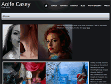 Tablet Screenshot of aoifecasey.com